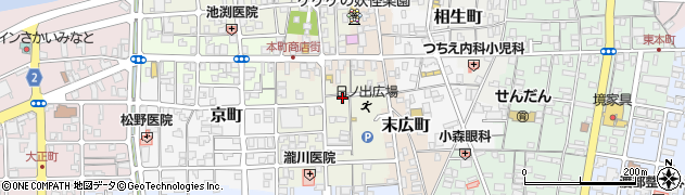 鳥取県境港市日ノ出町57周辺の地図