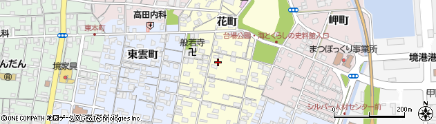 鳥取県境港市花町49周辺の地図