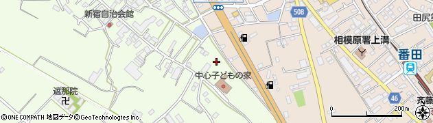 神奈川県相模原市中央区田名10119周辺の地図