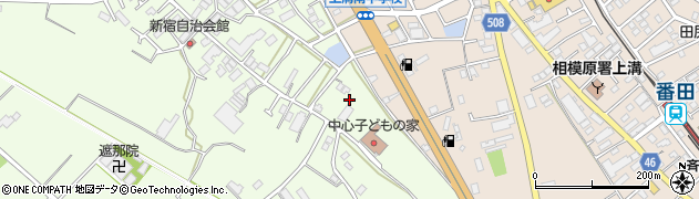 神奈川県相模原市中央区田名10117周辺の地図