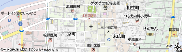 鳥取県境港市日ノ出町30周辺の地図