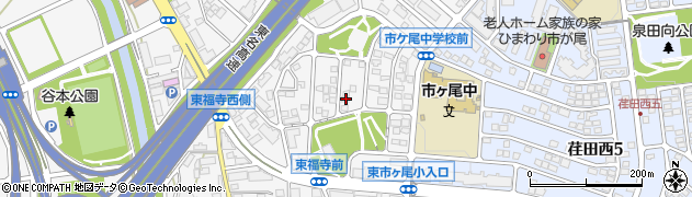 神奈川県横浜市青葉区市ケ尾町534-21周辺の地図