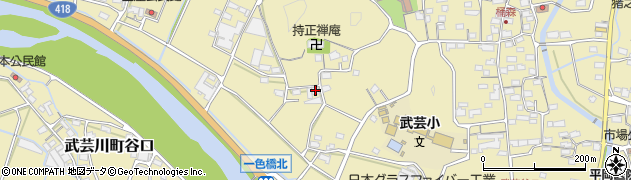 岐阜県関市武芸川町谷口640周辺の地図