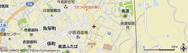 岐阜県美濃市2445周辺の地図