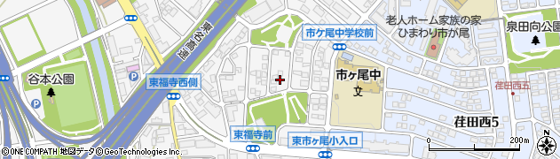 神奈川県横浜市青葉区市ケ尾町534-17周辺の地図