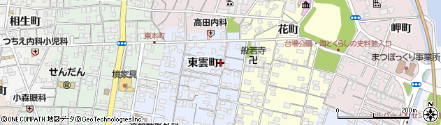 鳥取県境港市東雲町33周辺の地図