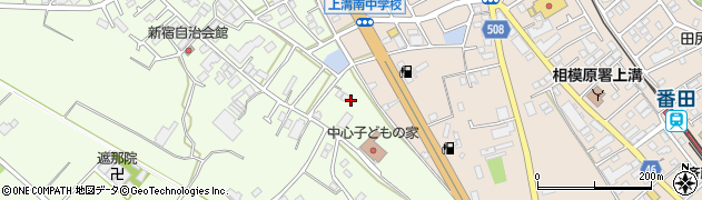 神奈川県相模原市中央区田名10117-3周辺の地図