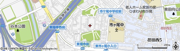 神奈川県横浜市青葉区市ケ尾町534-22周辺の地図
