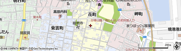 鳥取県境港市花町40周辺の地図