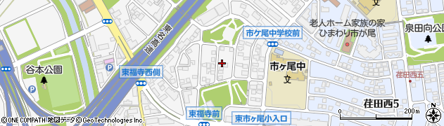 神奈川県横浜市青葉区市ケ尾町534-23周辺の地図