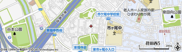 神奈川県横浜市青葉区市ケ尾町534-14周辺の地図
