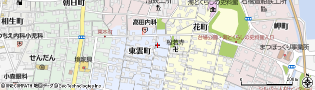 鳥取県境港市東雲町35周辺の地図