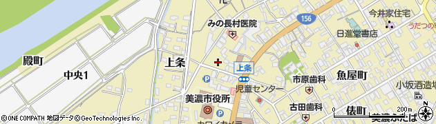 岐阜県美濃市1381周辺の地図