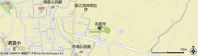 岐阜県関市武芸川町谷口1164周辺の地図