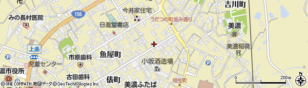岐阜県美濃市2274周辺の地図