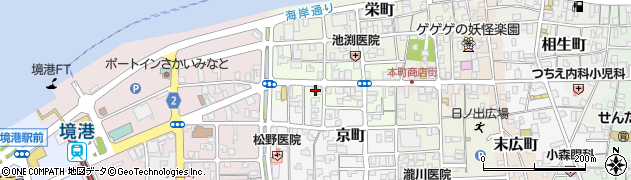 鳥取県境港市松ケ枝町41周辺の地図