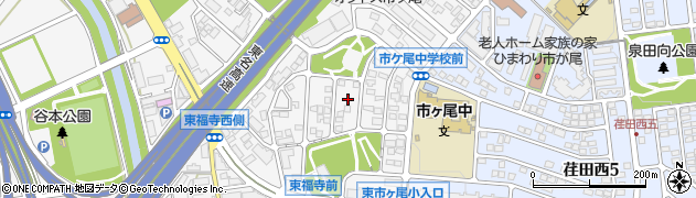 神奈川県横浜市青葉区市ケ尾町534-13周辺の地図