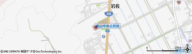 山県市社協訪問介護事業所周辺の地図
