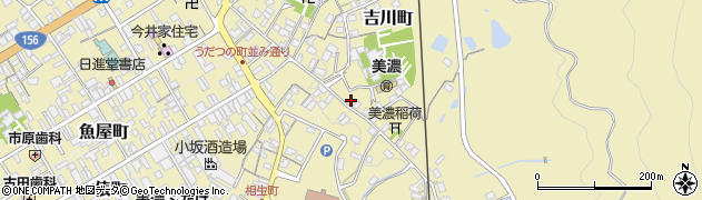 岐阜県美濃市2368周辺の地図