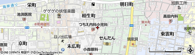 鳥取県境港市相生町119周辺の地図