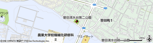 誉田清水台第2公園周辺の地図