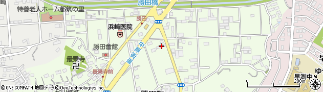 神奈川県横浜市都筑区勝田町1017周辺の地図