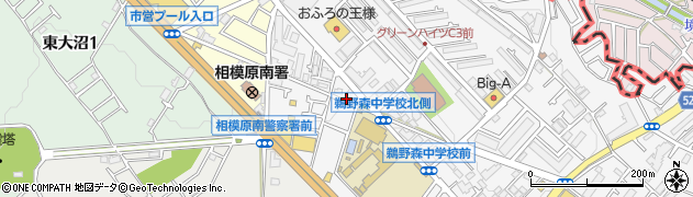 神奈川県相模原市南区鵜野森1丁目5-7周辺の地図