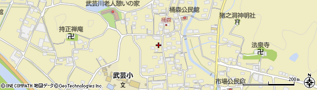 岐阜県関市武芸川町谷口1364周辺の地図