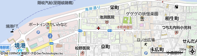 鳥取県境港市松ケ枝町22-2周辺の地図