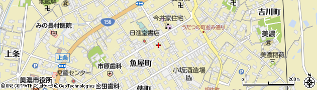 岐阜県美濃市1911-1周辺の地図