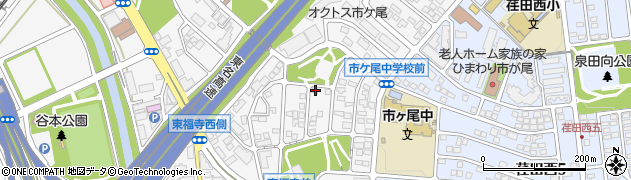 神奈川県横浜市青葉区市ケ尾町534-1周辺の地図