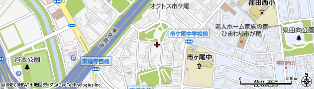 神奈川県横浜市青葉区市ケ尾町534-9周辺の地図