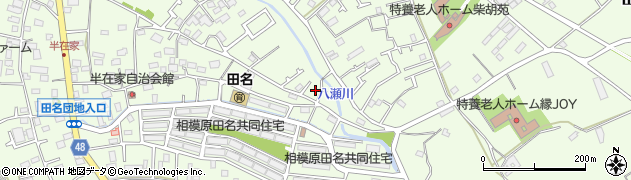 神奈川県相模原市中央区田名5385-8周辺の地図
