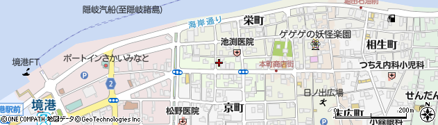 鳥取県境港市松ケ枝町22-4周辺の地図