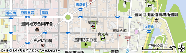 徳證寺周辺の地図