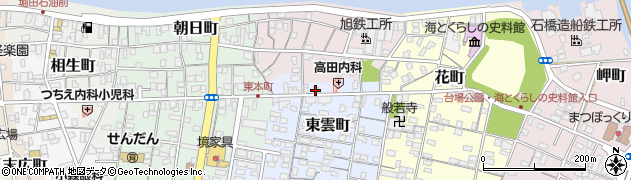 鳥取県境港市東雲町5周辺の地図