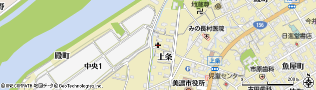 岐阜県美濃市1202周辺の地図