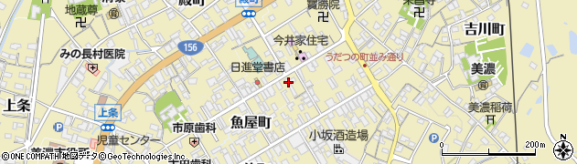 岐阜県美濃市1902周辺の地図