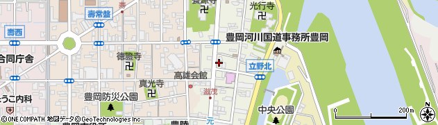 川口お好み焼店周辺の地図
