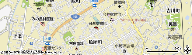 岐阜県美濃市1922周辺の地図