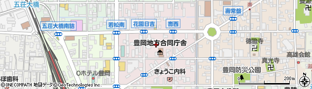 兵庫県豊岡市寿町周辺の地図