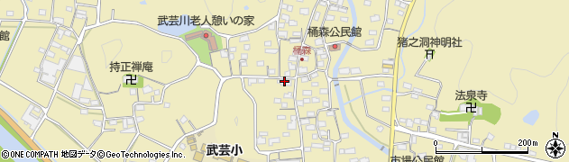 岐阜県関市武芸川町谷口1365周辺の地図