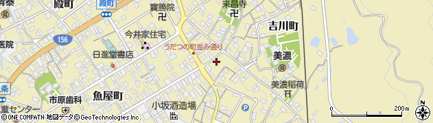 岐阜県美濃市2351周辺の地図