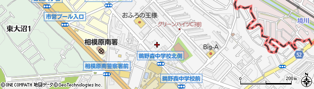 神奈川県相模原市南区鵜野森1丁目23周辺の地図