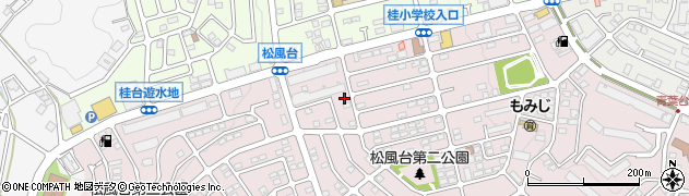 松風台第四公園周辺の地図