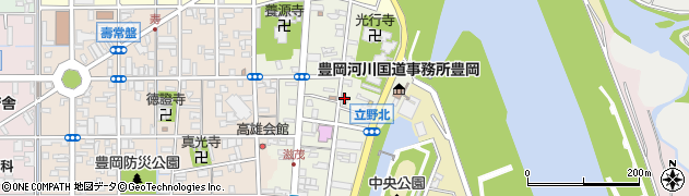 辻惣周辺の地図