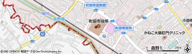 キーズカフェ 町田市役所店周辺の地図