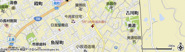 岐阜県美濃市2301周辺の地図