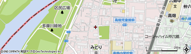 東京都大田区西六郷周辺の地図