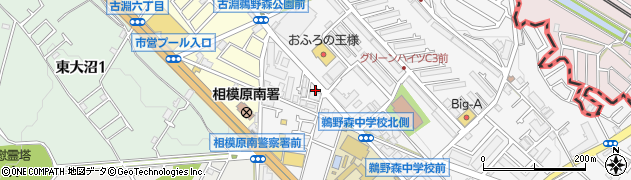 神奈川県相模原市南区鵜野森1丁目4周辺の地図